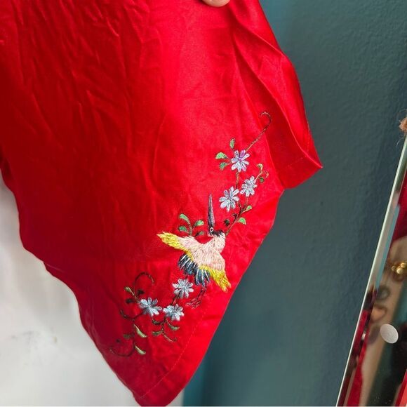 Yijin silk beautiful embroidery all over 4O’s oriental Chinese gorgeous unique - Picture 11 of 16